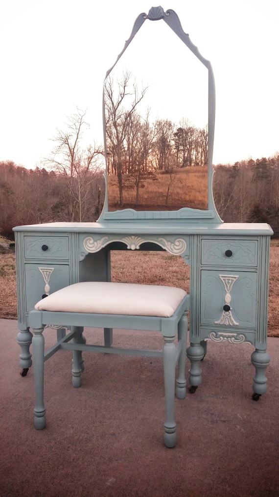 SOLD EXAMPLE......Annie Sloan Chalk Paint Antique Vanity With Like this item? - SOLD EXAMPLE......Annie Sloan Chalk Paint Antique Vanity With