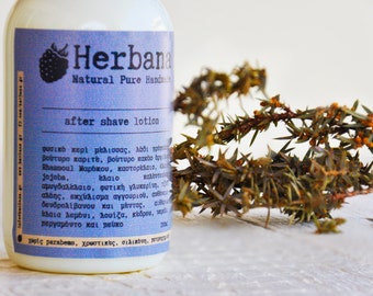 After Shave Lotion, Organic Men's Care, Natural Skin Care, Natural Moisturizer, Men's Facial Care, Gift for Him by Herbana Cosmetics