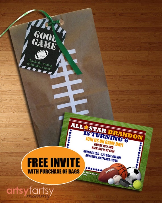 Football Goodie Bags
 Football Goo Bags Sports Party Bags Football Party