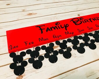 Family Celebration Board, Family Birthday Board, Hand Painted Wood & Painted/Stencil Letters; Unique Birthday Board - Custom Orders Availabl