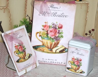 My Favorite Things Teacup Gift Bag Set