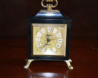 Swania 2 Jewels Miniature Alarm Clock Made in Germany