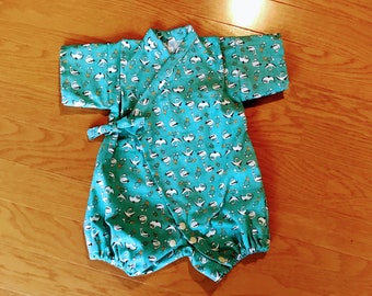 Baby Kimono , baby jinbei , baby Kimono rompers jinbei , baby ropmers kimono