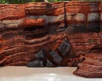 3D painted desert background