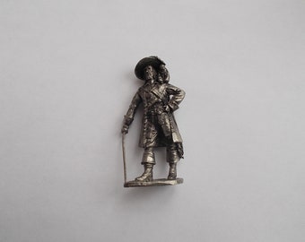 Captain Hector Barbossa Pirates of the Caribbean Tin Metal Soldier collection handmade Figure 1/32 scale