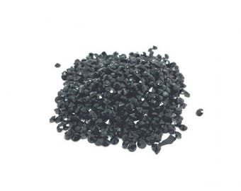 Black 4mm acrylic rhinestone 520