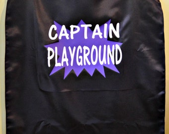 Adult Custom Superhero Cape with 1 or 2 words plus shape!