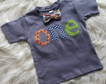 1st Birthday Shirt, Boy Birthday Outfit, One Birthday Shirt, Birthday Shirt, Birthday Boy Shirt, First Birthday Party, Bowtie Birthday Shirt