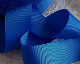 5 yards 1.5 inches Grasgrain Ribbon in Royal Blue RG-15-72