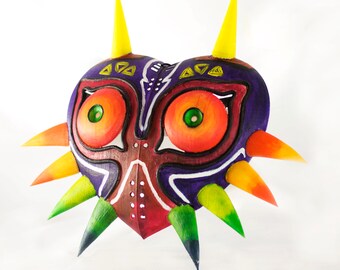 Majora's Mask Replica/Hand Painted 3D printed from the Legend of Zelda / Zelda Cosplay/ Unpainted ( Full Size )