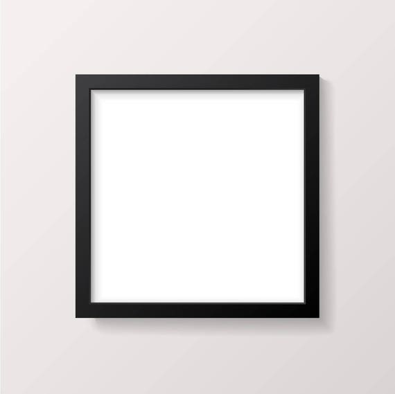 Download Square Frame Mockup Black Picture Frame Product Mock up