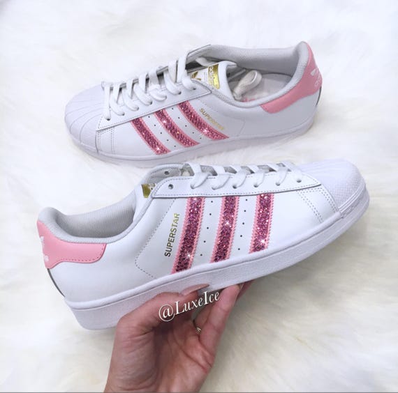 Adidas Original Superstar White/Pink with SWAROVSKI® Xirius Like this item?