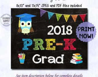 Pre k graduation | Etsy