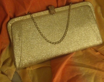 Purse Prom Bridal Gold Vintage