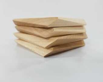 Asym Coaster - Set of 4 - Maple