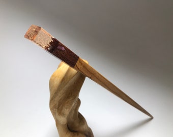 Resin Wood Hair Stick