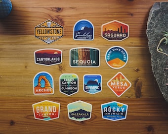 Pick Any 3 - National Park Stickers