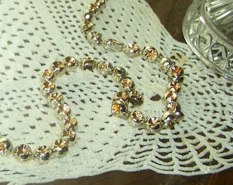 Glass Garland, Mercury Bead Christmas Tree Garland, SILVER GOLD STARS, Mini Christmas Ball Ornaments - R70