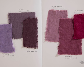Fabric Samples SET 5 | purple & rose