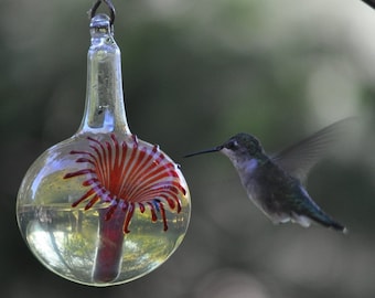 OR- The Kennedy Style Hummingbird Feeder, The Original One Piece Drip-less Hummingbird Feeder