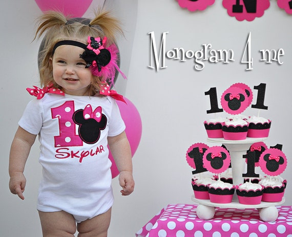 minnie first birthday shirt