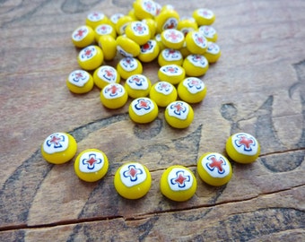 Vintage Venetian Millefiori Small Cabochon (6) ET114-10