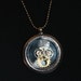Pendant with Flottant Gear Owl