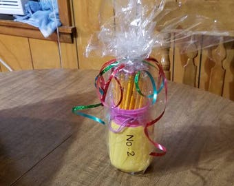 Teacher appreciation pencil jar