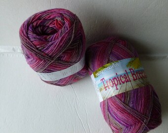 Sale Piggy Pink Tropical Breeze Sock Yarn by Mary Maxim