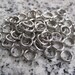 100 Qty. - 7mm OD, 4.6mm ID, 18g (1.2mm) Saw Cut Stainless Steel Jump Rings JR18-07
