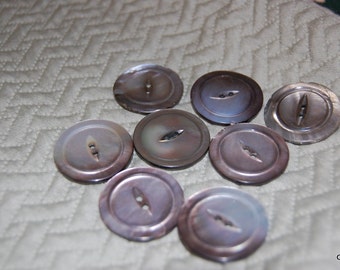 mother of pearl from abalone shell lot of 8 #0037
