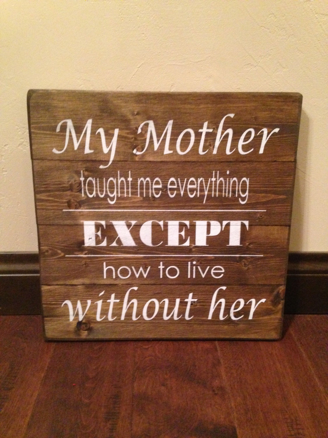 Mother s Day Wood Sign Mom Rustic Wood Sign Mother s