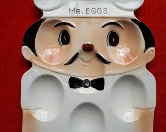 Vintage Egg Holder Stand Mr Eggs
