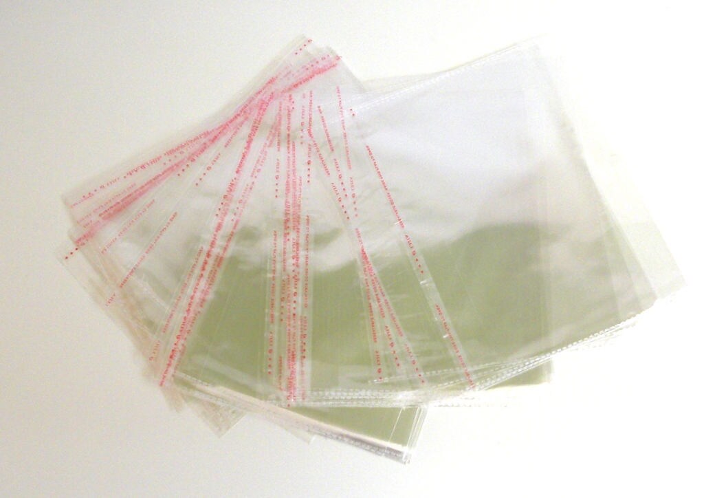 Resealable Cellophane Bags Adhesive Cellophane Sleeves