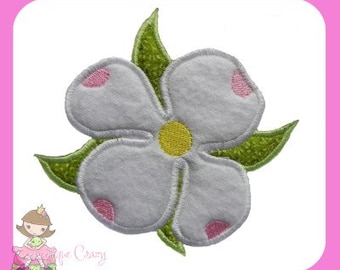 Dogwood Flower Applique design