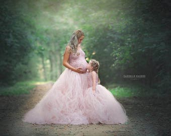 Tule Set 1-3 + 4-7 Year l Matching Set l Mother and Daughter Photography l Tule Set