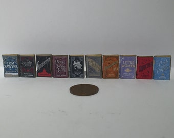 1:12th Scale 18th Century Novels collection of 10