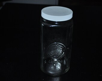 Golden Harvest Canisters with White Lid