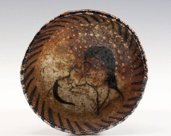 Wood Fired Pinch Bowl by Jenny Mendes - Kitty on her Shoulder