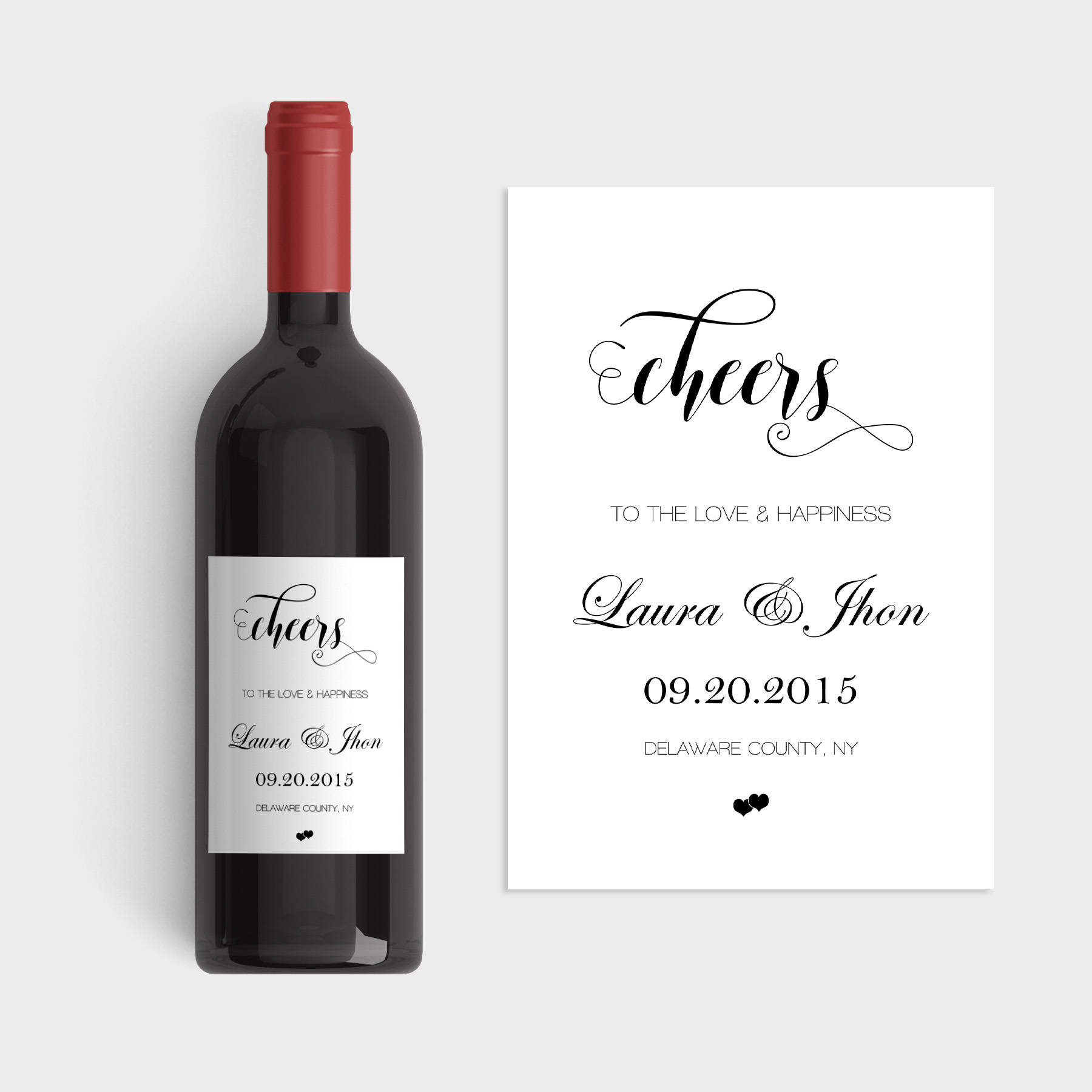 Wedding Wine Labels Wedding Wine Label Template Cheers Wine