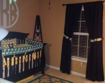 Custom Bumperless Crib Set Two Piece Kumari Garden