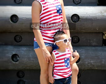 matching mother daughter 4th of july outfits