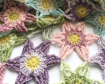 Spring is in the Air Shawl crochet pattern, pdf