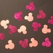 200 Minnie Mouse Confetti Glitter Confetti Minnie Mouse Birthday Confetti Minnie Mouse Baby Shower Confetti Minnie Mouse Decor Pink