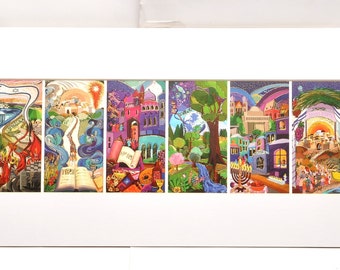 Israel's holidays By Brahah Levy Art