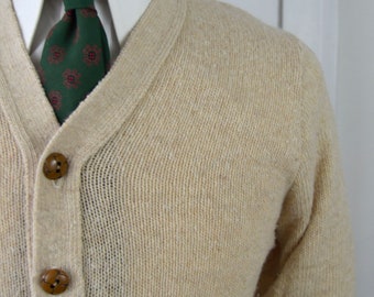 Vintage Cream Colored Cardigan by Sarby Size XS/Small