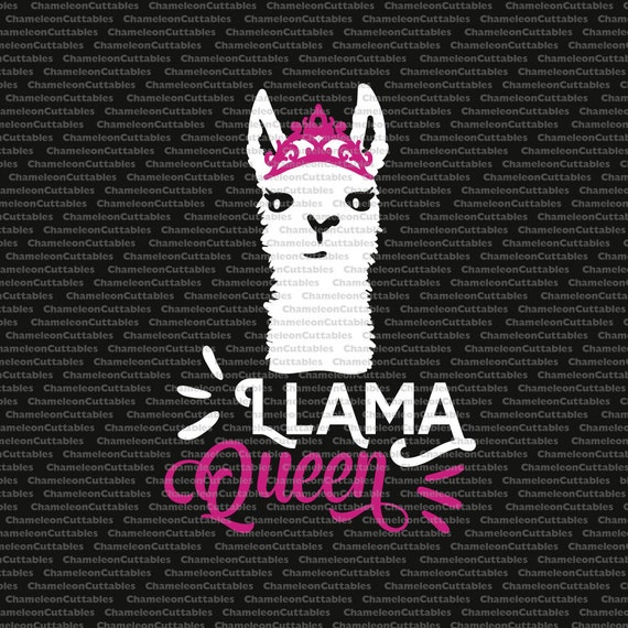 Download llama queen SVG eps png jpeg dxf vector cut file