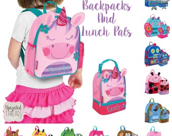 Toddler Backpack, Boy's Backpack, Girls Backpack, Monogram Backpack, Preschool Backpack, Back To School, Monogrammed Backpack, PreK Backpack