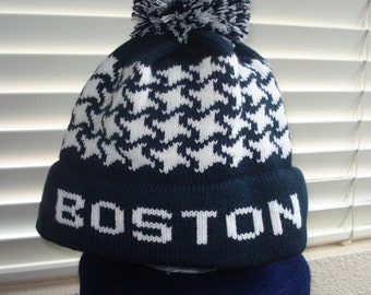 BOSTON - Handmade knit hat