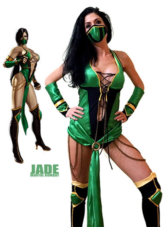 Mortal Kombat Jade Cosplay Costume Jade Mk Costume Jade